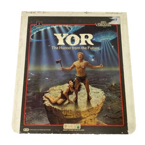 Vintage 1983 Yor The Hunter From The Future CED Videodisc Columbia Pictures Home
