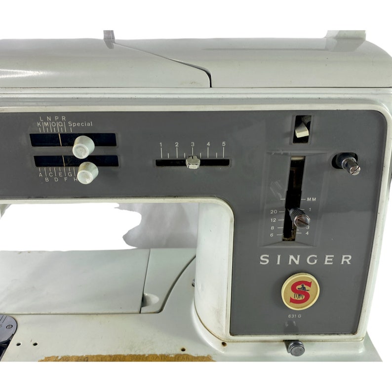 Vintage Singer 631G Sewing Machine With Case and Extra Etsy