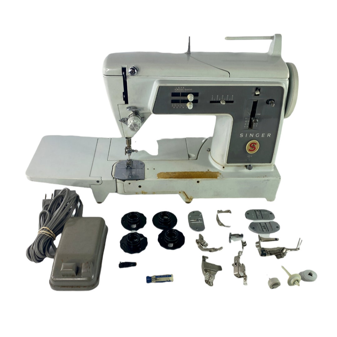 Vintage Singer 631G Sewing Machine With Case and Extra Etsy