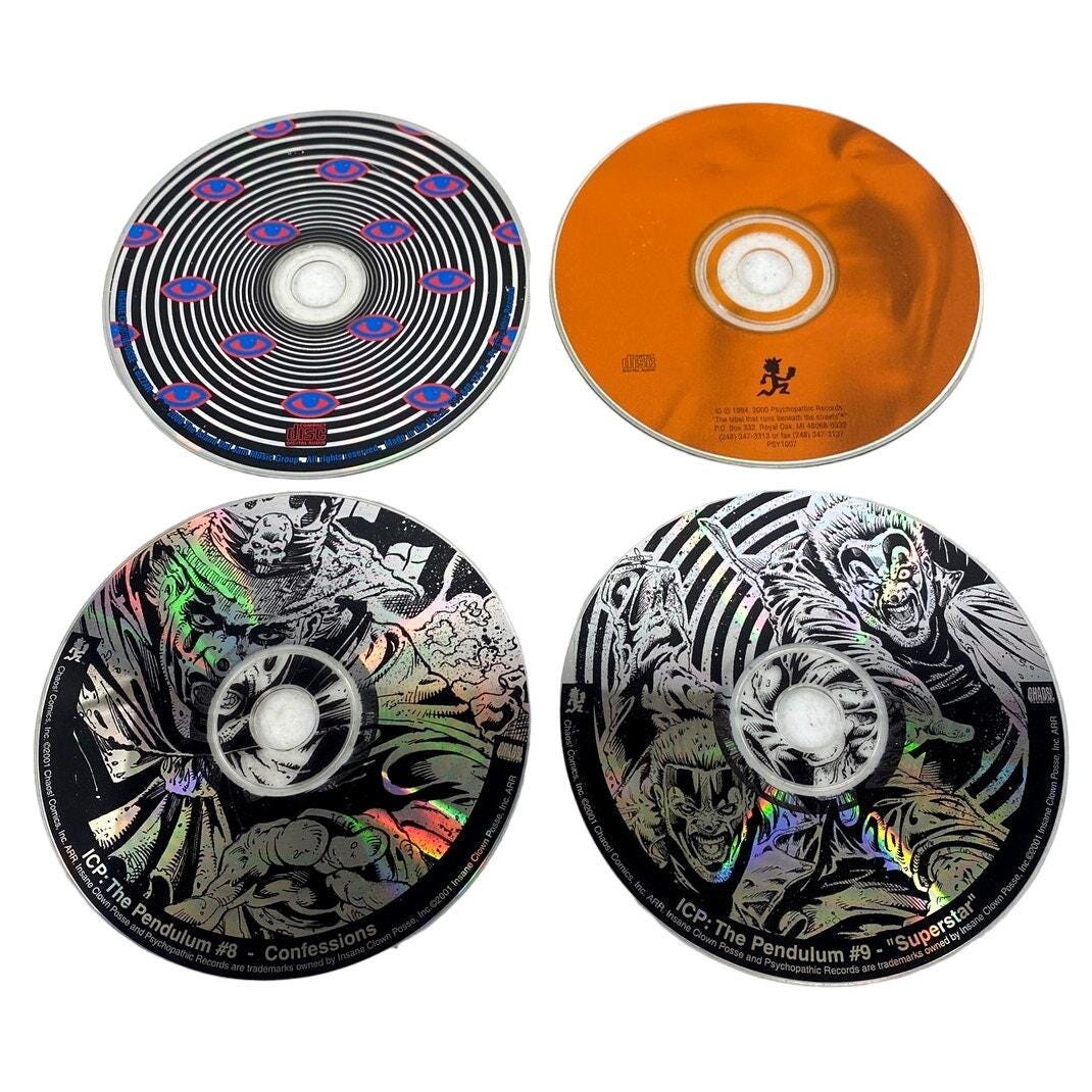Insane Clown Posse ICP CD Lot of 4 Bizaar Terror Wheel