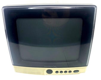 Vtg 1994 Magnavox RD0946 T102 9" CRT TV Television Retro Gaming Portable Vgc