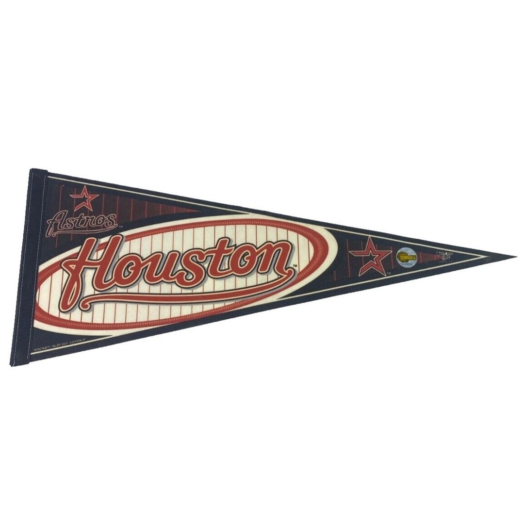Vintage Houston Astros Pennant 2001 Team Logo Wincraft Sports - Etsy