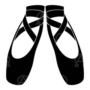 Ballet Slippers Svg, Ballet Slippers  Cut File,Ballet Svg, Dancer Svg, Dancer Shoes Svg, Dance Shoes Svg, Point Svg, Ballet Point Shoes Svg.