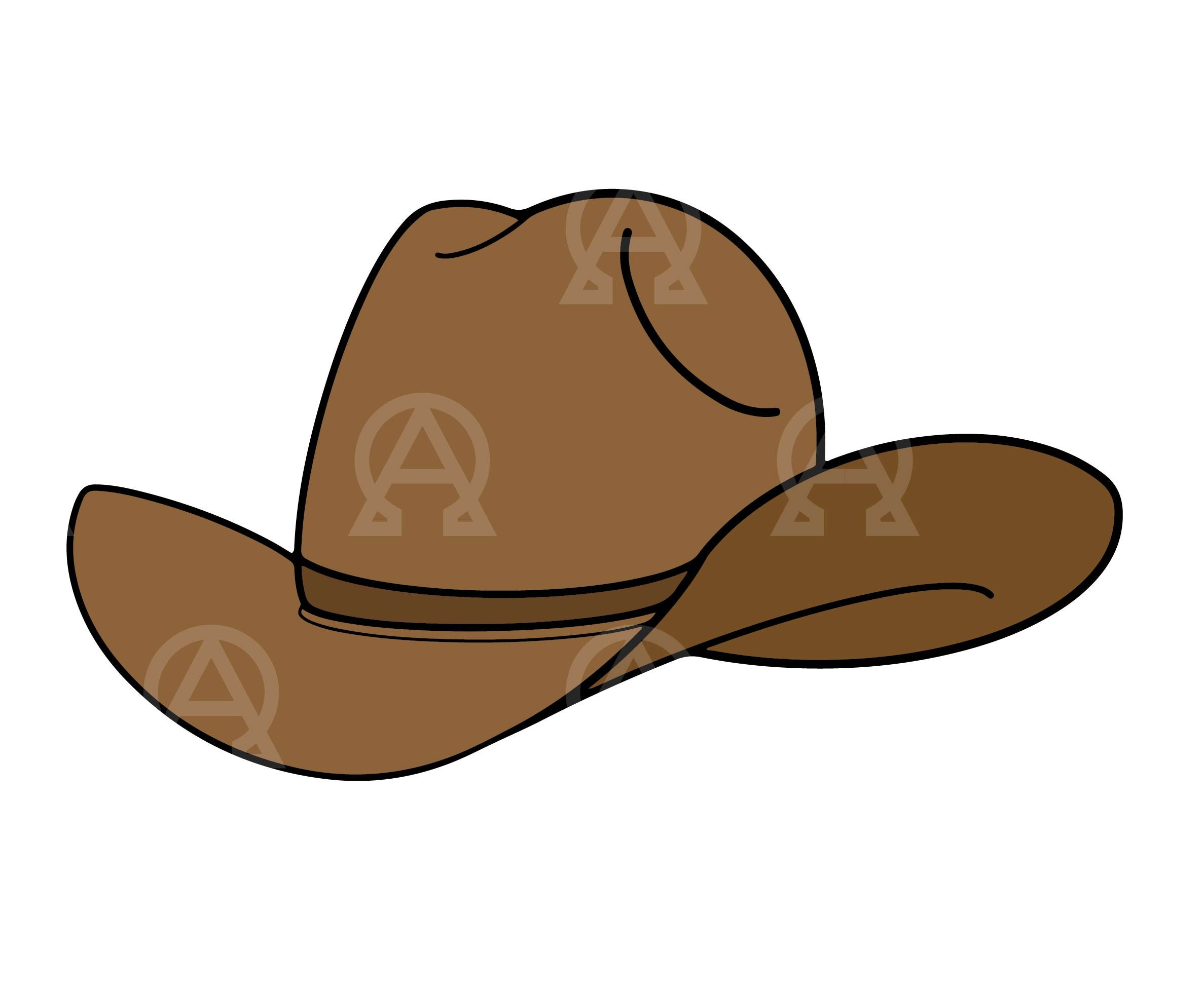 Cowboy Hat Svg, Cowboy Cut File, Cowgirl Svg, Cowboy Png, Cowboy Vector