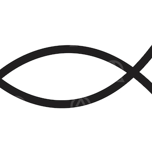 Christian Fisch SVG, Christian Fisch geschnitten Datei, Jesus Fisch SVG, Gott Fisch SVG, Fisch christliches Symbol svg, christliches Symbol svg, Schablone, Cricut.