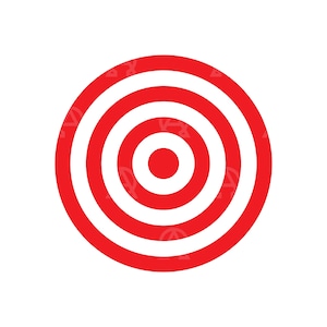 Target Svg, Target Cut File, Bullseye Svg, Target Practice Svg, Dart Target Svg, Millitary Target, Target Vector Clipart, Cricut, Stencil.