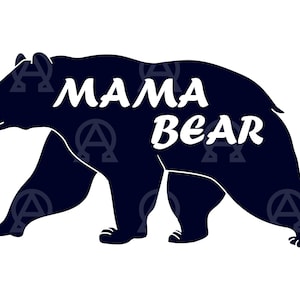 Mama Bear Svg, Arquivo de corte da Mama Bear, Dia das Mães Svg, Mommy Svg, Mom To Be Svg, Bear Mama Svg, Momma Bear Svg, Mama Svg, Mama Bear Cricut.