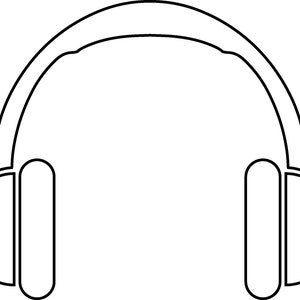 Casque Svg, casque coupe fichier, musique Svg, casque Svg, casque Audio moderne, musique casque Svg, Clipart, Cricut, pochoir, autocollant.