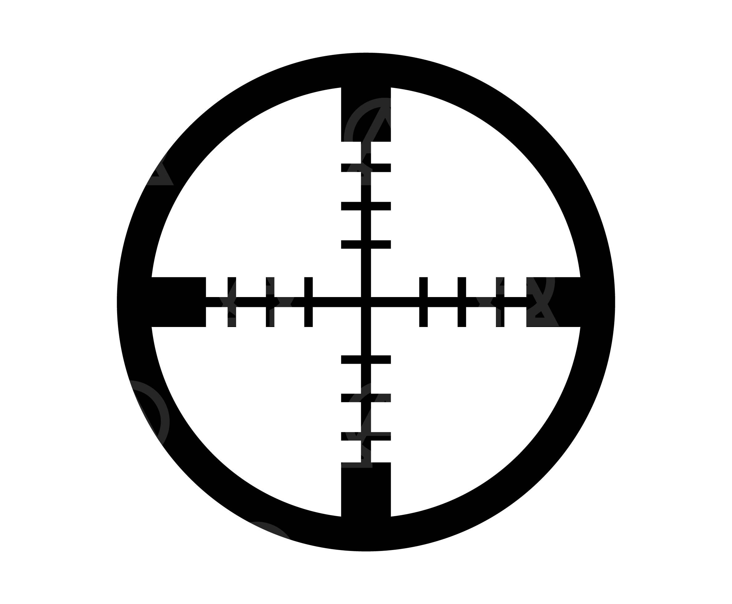 Rifle Scope Svg Scope Target Cut File Rifle Sight Svg - Etsy Australia