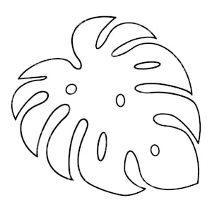 Monstera Blatt Datei, Monstera Blatt geschnitten Datei, tropisches Blatt SVG, Dschungel Blatt SVG, botanische Datei, Monstera Blatt Vektor Clipart, Cricut, Schablone.