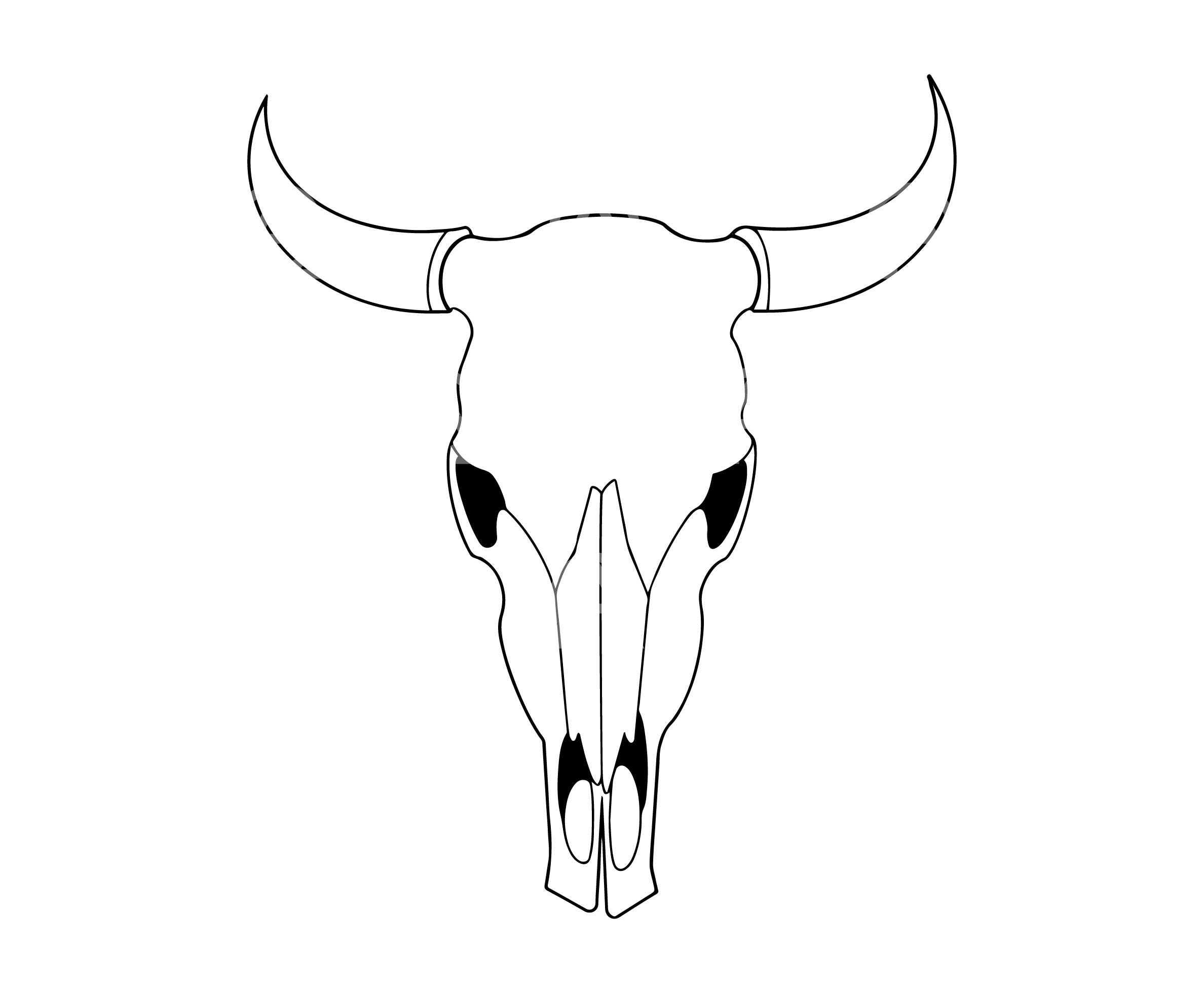 Cow Skull Desert ,Country ,western Graphic by TiMeCraftshop · Creative  Fabrica
