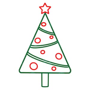 Christmas Tree Svg, Xmas Tree Svg, Christmas Tree Cut File, Christmas Decor Svg, Tree Png, Merry Christmas Svg, Vector, Cricut, Silhouette.