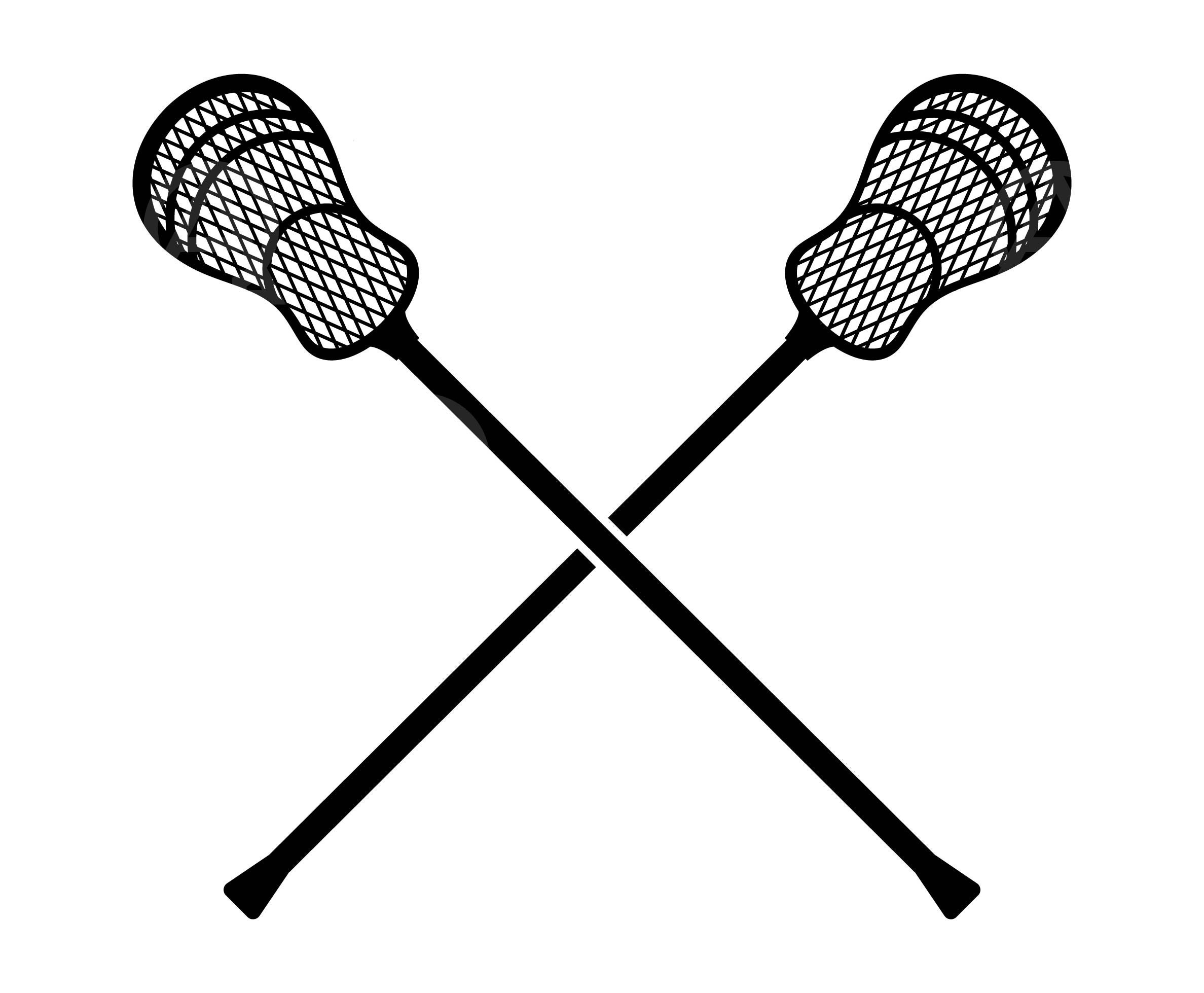 Lacrosse Stick Svg, Lacrosse Cut File, Lacrosse Team Svg, Crossed