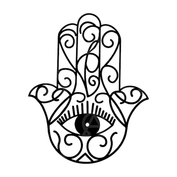 Hamsa Hand Svg, Hamsa Hand Cut File, Blessings Hamsa Svg,Fatima Hand Svg, Evil Eye Svg,Spiritual Svg,Boho Eye Svg,Mandala Svg,Hamsa Eye Svg.