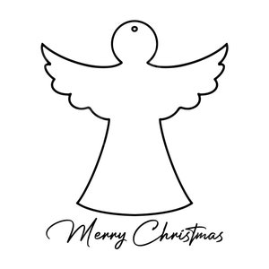 Angel and Merry Christmas Svg, Merry Christmas Cut File, Christmas Svg, Holiday Cut File ,Christmas Sign Svg, Christmas Farmhouse, Angel Svg