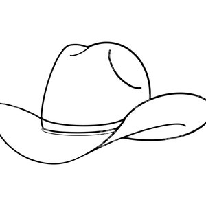 Cowboy Hat Svg, Cowboy Cut File, Cowboy Png, Cowboy Vector Clipart, Cowgirl Svg, Western Svg, Southern, Cricut, Silhouette, Stencil.