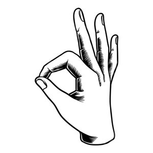 Ok Sign Svg, Ok Sign Svg de mão, Ok Sign Cut File, All Correct Svg, Ring Hand Gesture Svg, Sinais de mão, Ok Love Sign Svg, Hand Clipart.