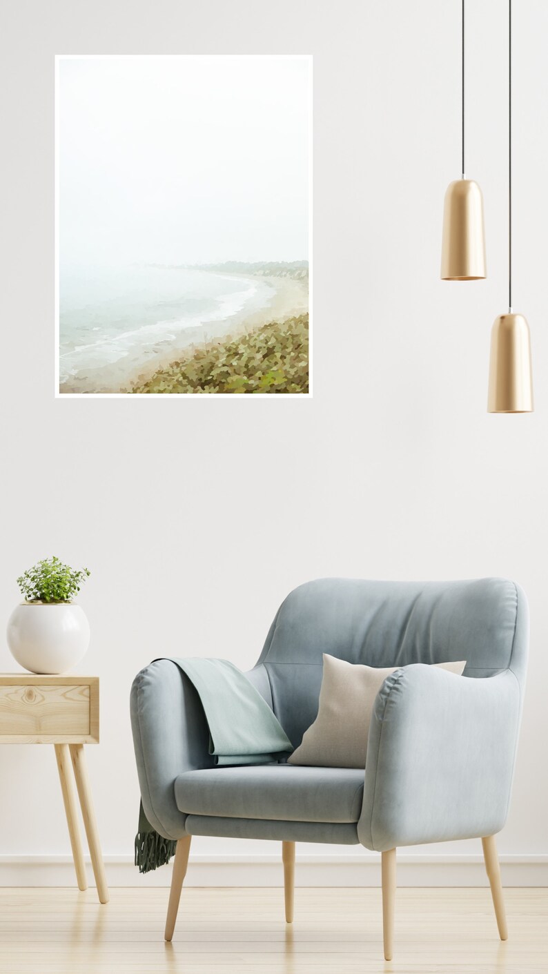 Digital Printable. Minimalist Wall Art. Landscape. Painting. - Etsy
