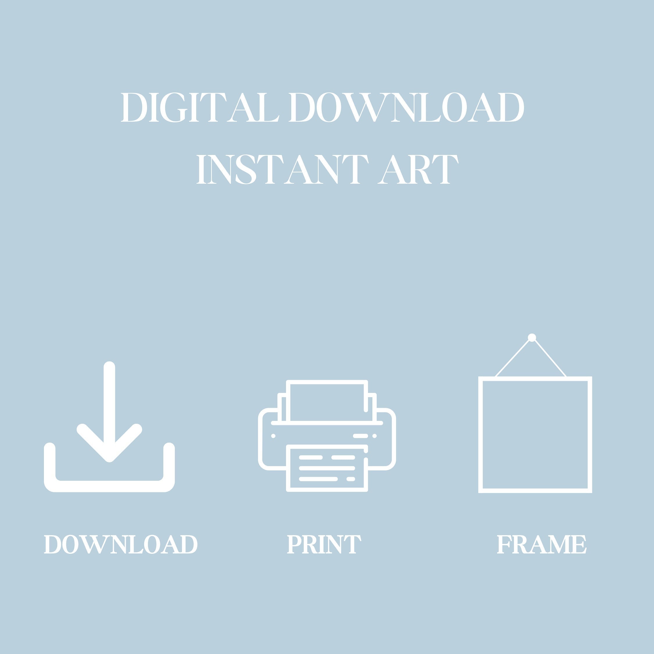 Digital Art. Printable. Minimalist Wall Art. Home Decor. - Etsy