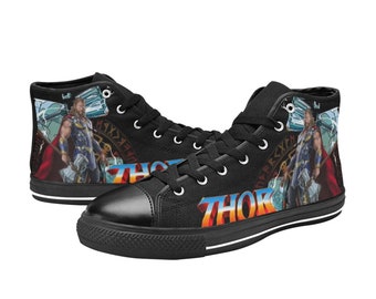 Thor Custom High Top Sneakers for Fans, Adults, Kids, Women and Men