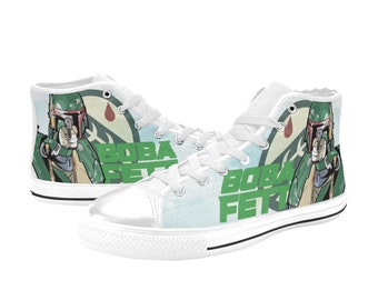 Star Wars Boba Fett Canvas High Top Sneakers