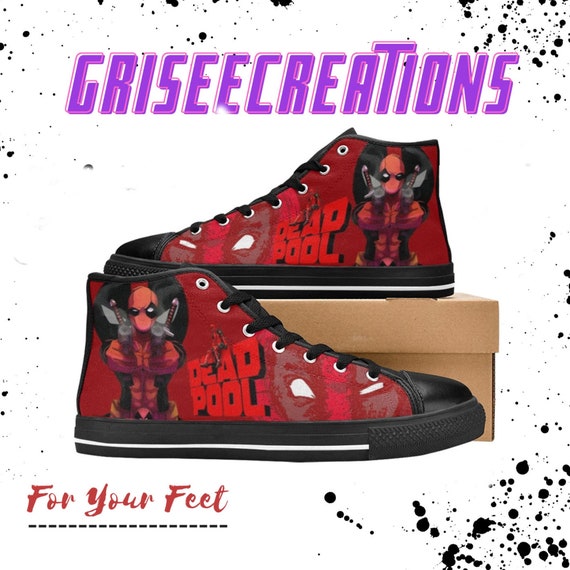 deadpool high top sneaker