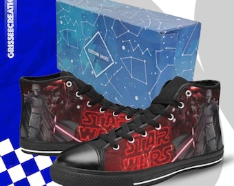 Star Wars Custom Canvas Hightop Shoes