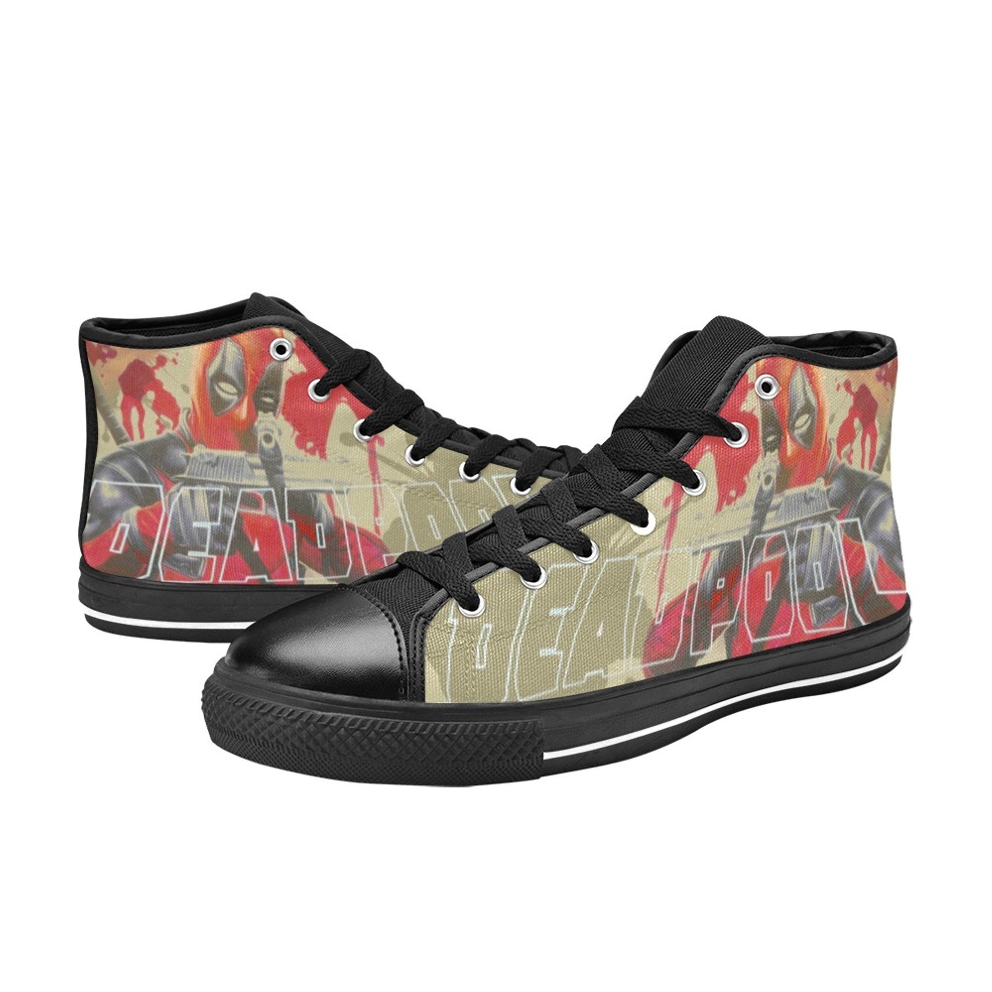 Discover Deadpool High Top Sneakers Canvas For Men