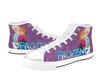 Zapatillas altas de lona de Anna Frozen
