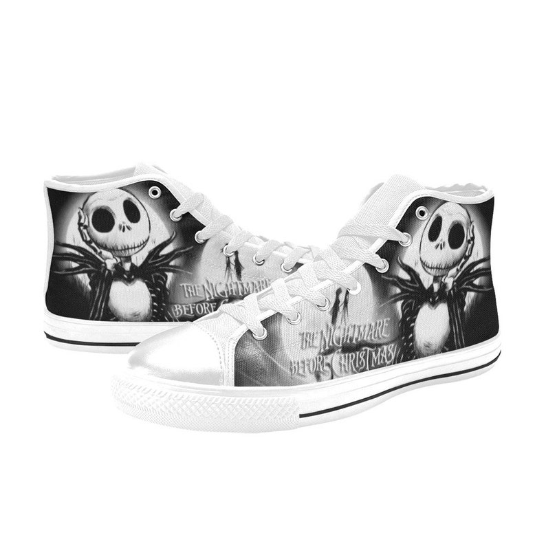 Zapatos personalizados de Pesadilla antes de Navidad para niños y adultos imagen 1