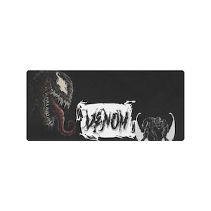 Venom Custom Mouse Pad: Stitched Edges, Gamer Desk Mat (35” x 16”)