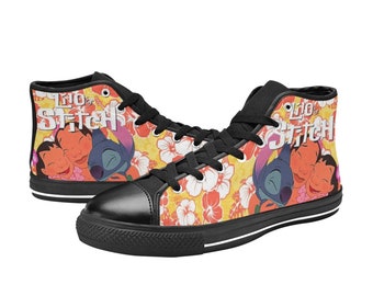 Lilo & Stitch Custom Canvas High Top Sneakers