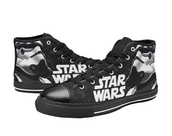 Star Wars Stormtrooper Shoes Themed Custom Shoes Sneakers for Adults Kids Women and Men