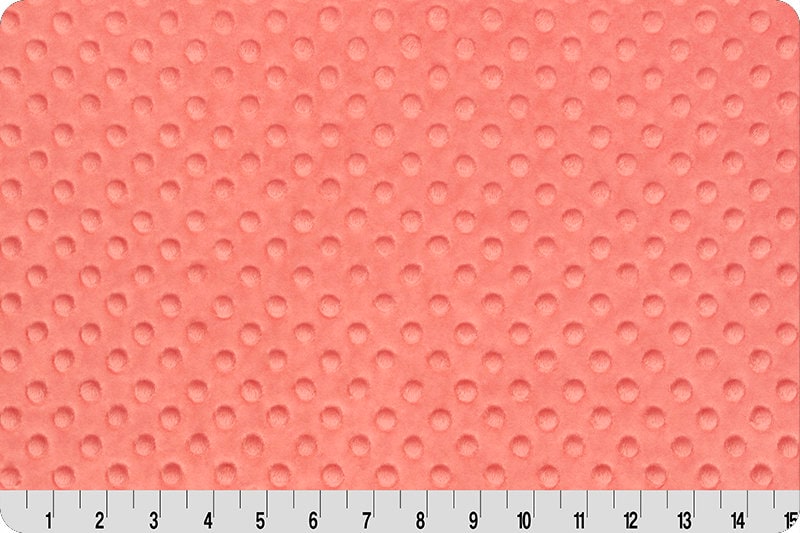 Dark Reddish Orange Coral Solid Quilting & Sewing Fabric by the