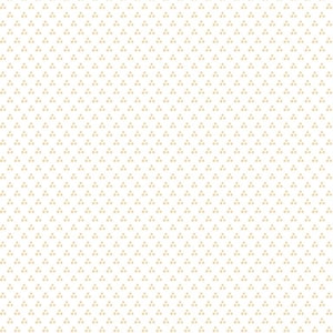 Chick-a-doodle Doo - Chicken Spots - Poppie Cotton - CD21706 White - 1 3/8 remnant yard
