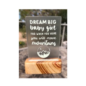 Personalised Glow Plaque