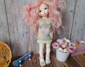 IN STOCK Doll bjd OOAK  with full set of clothes