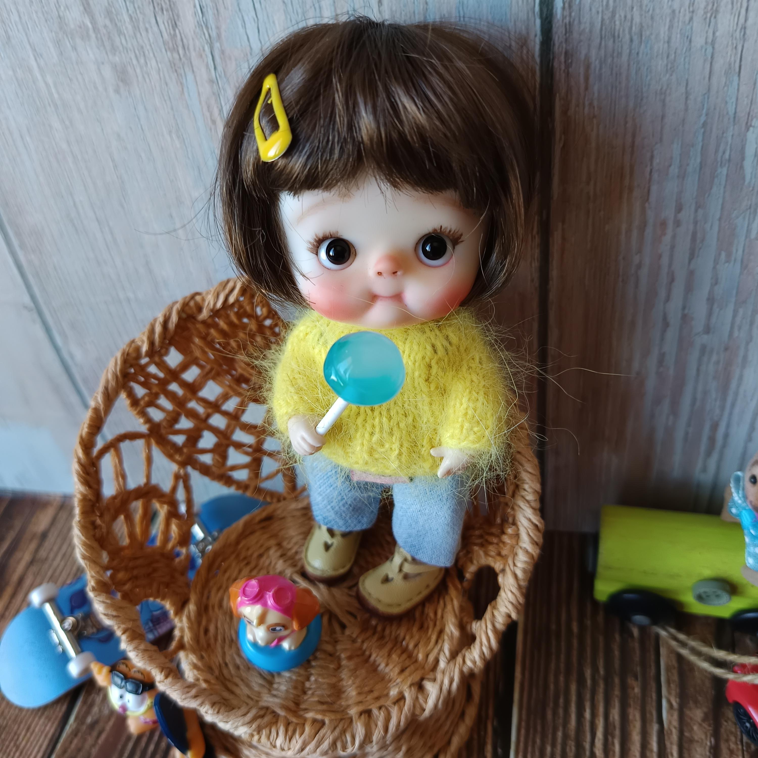 セブンイレブン 冬ギフト カタログ IN STOCK Qbaby OB11 Doll 1/12 ( 14cm/5.5 Inches) With Full 人形
