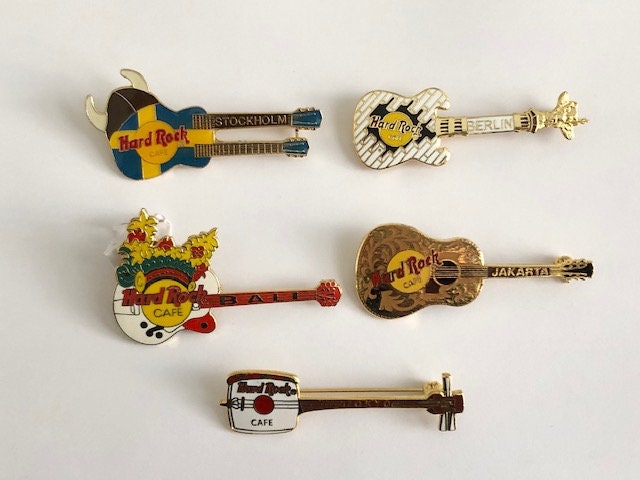 定番 Hard Vintage Rock Etsy - Pins Guitar Cafe アンティーク雑貨
