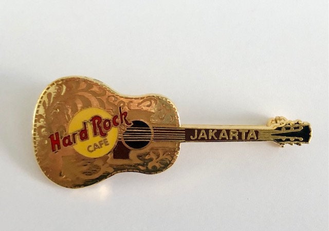 Vintage Hard Rock Cafe Guitar Pins - Etsy