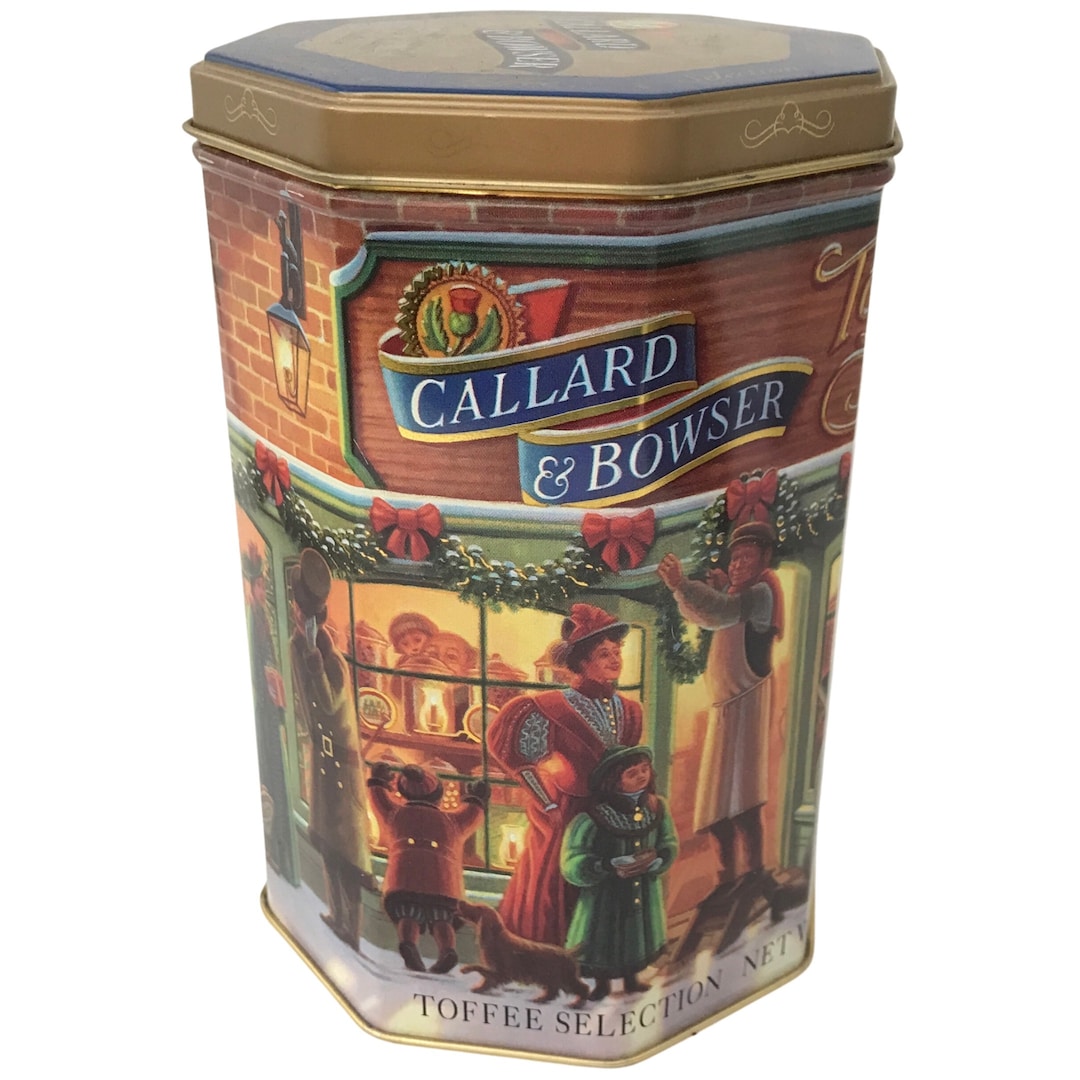 Vintage 90s Callard and Bowser English Toffee Christmas Tin Etsy