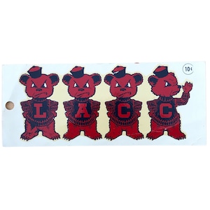 Vintage 40’s Los Angeles City College Cubs Decal