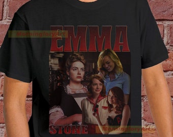 Emma Stone Camicia Felpa Maglione T-shirt in cotone Tee Maglietta per abbigliamento grafico unisex