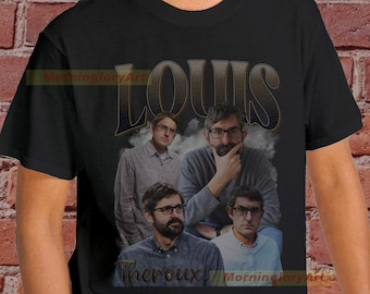 Louis Theroux Camicia Felpa Maglione T-shirt in cotone Tee Maglietta per abbigliamento grafico unisex