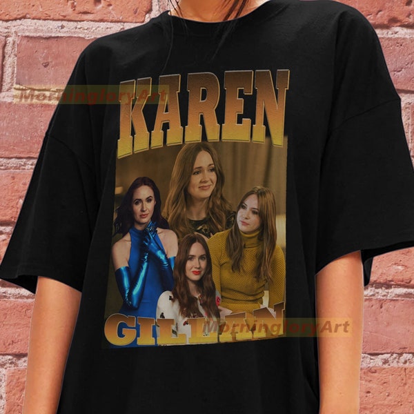 Karen Gillan T-shirt Shirt Sweatshirt Sweater Cotton Tee Unisex Graphic Clothing Tee AR02