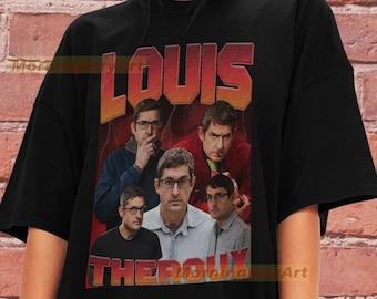 Louis Theroux Camicia Felpa Maglione T-shirt in cotone Tee Abbigliamento grafico unisex Tee LT02