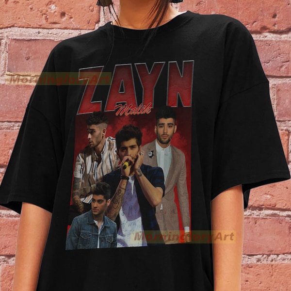 Zayn Malik Shirt Sweatshirt Sweater Cotton T-shirt Tee Unisex Graphic Clothing Tee