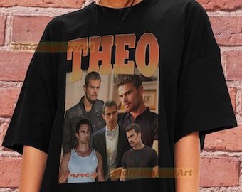 Theo James T-shirt Shirt Sweatshirt Sweater Cotton Tee Unisex Graphic Clothing Tee