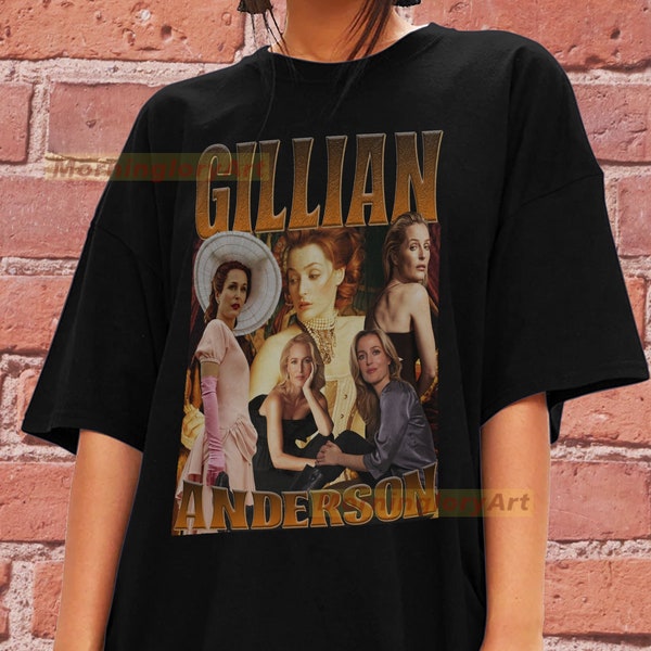 Gillian Anderson Shirt Sweatshirt Sweater Cotton T-shirt Tee Unisex Graphic Clothing Tee