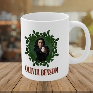 Olivia Benson Mug, Mug Coffee, Beautiful Coffee Mug, Ceramic Mug Ceramic 11oz